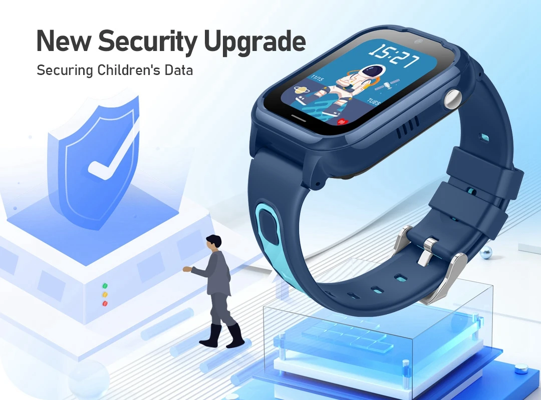 Wonlex Smart Phone Watch Children 4G GPS WiFi Monitor Tracker Video Call Voice Chat SOS Help KT28 Vibration Kids Smart Watch 5