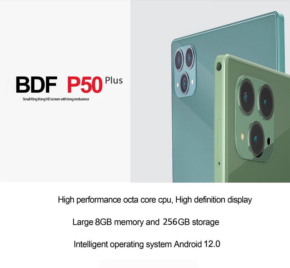 BDF P50 Plus 10.1-Inch Octa-Core Tablet with 8GB RAM, 256GB ROM, 4G Network, Bluetooth 5.0, Android 12.0 Description Image.This Product Can Be Found With The Tag Names Computer Office, Tablet pc, Tablets