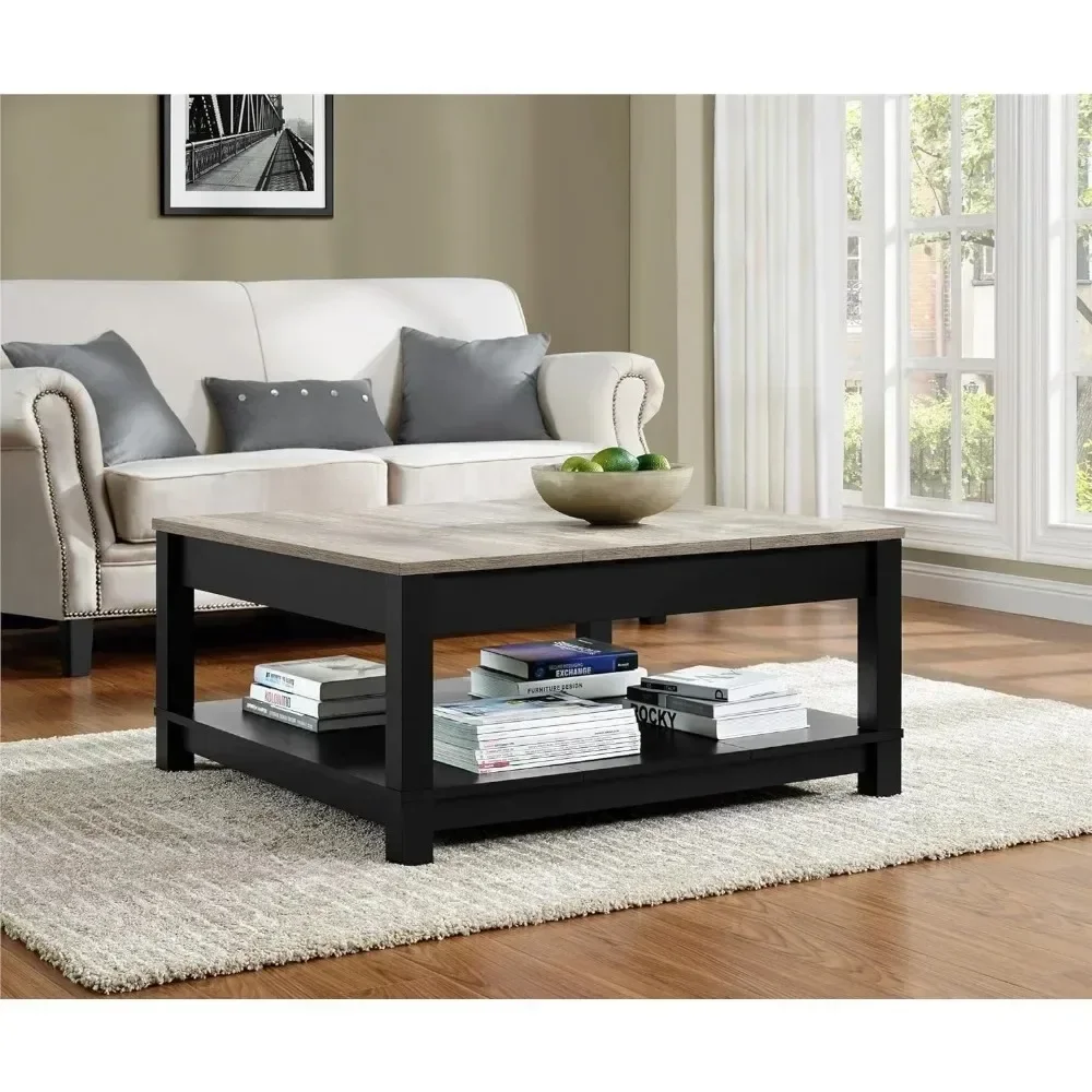 Coffee Tables Altra Carver Coffee Table Brings Chic Style to Your Living Room or Family Room.No Assembly Required Serving Center 3