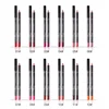 12 Pcs/Set Waterproof Pencil Lipstick Set Pencil Matte Lip Liner Long-lasting Make-up Pens Easy Wearing Non-Sticky Cups 4