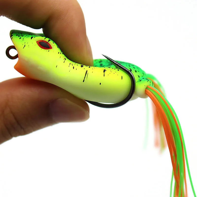 Fake Bait 5 Cm11G Durevole Hit Water Thunder Frog Goods For Fishing Dither Wiggler Catfish Tackle Thunderfrog Bait Silicone