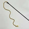 Interactive Cats Toys Long Satin Ribbon Cat Teaser Rod Toy Kitten Playing Teaser Wand Toy Cat Stick Toy 5
