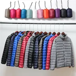 Doudoune Légère à Capuche Verticale UR pour Homme, Court, Grande Taille, Ultra-Mince, observateur, Jeune et Moyen Âge, Automne et Hiver