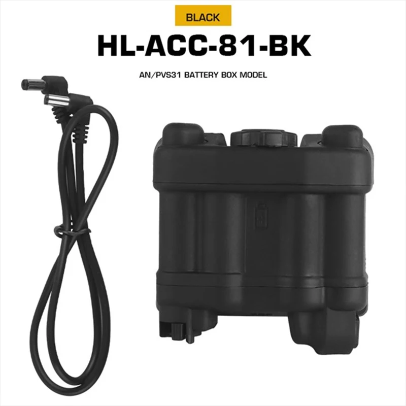 Tactical Paintball NVG AN/PVS-31 Helmet Battery Box Night Vision Device