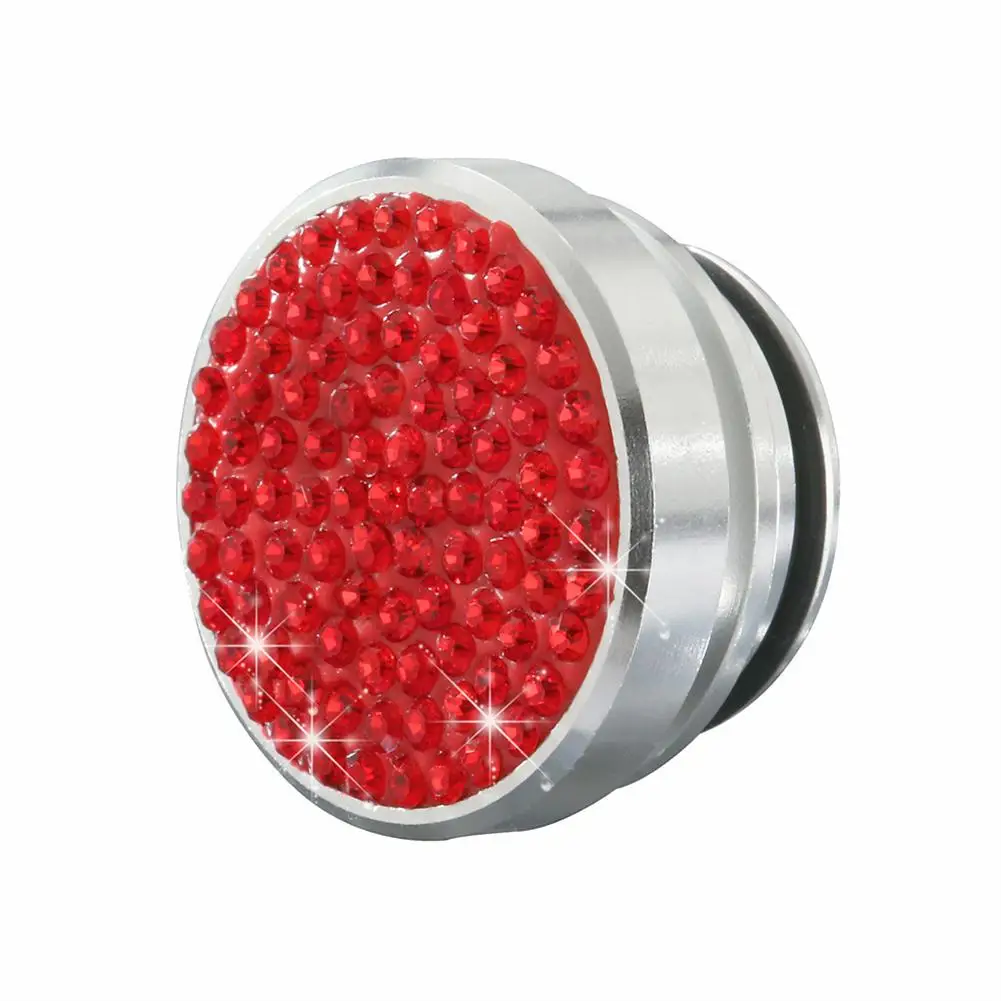 New Arrival Car Cigarette Lighter Cover Stylish Metal Diamond Cigarette