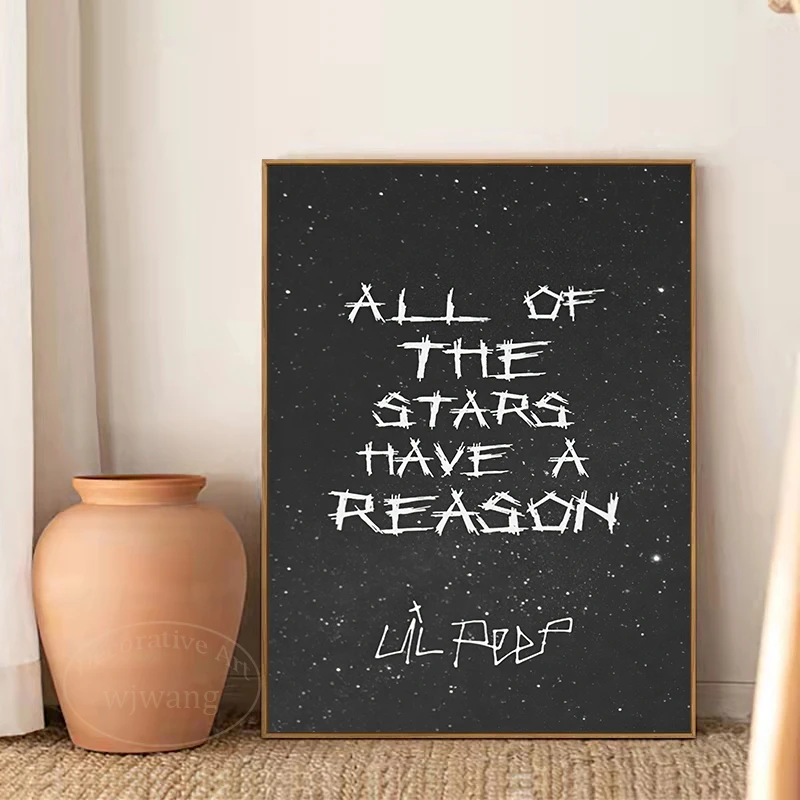 

Classic Quotes Starry Wall Art Canvas Painting Inspirational Poster HD Print Wall Pictures For Living Room Home Decor Cuadros