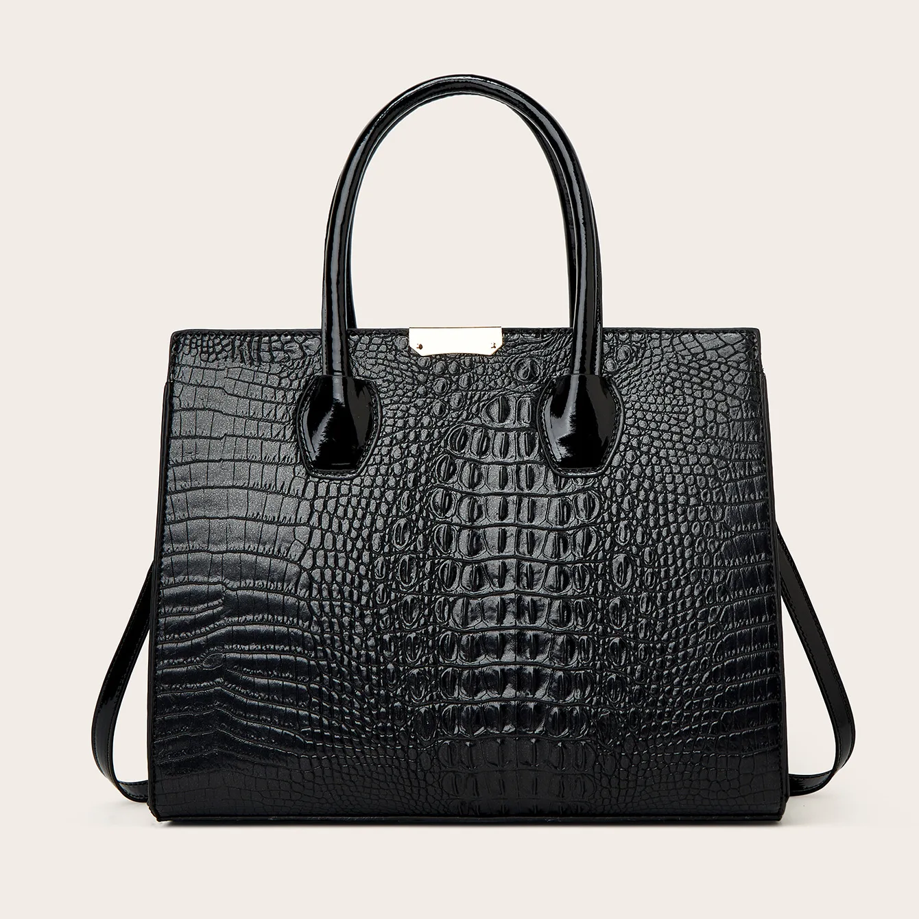 Leather Women Messenger Bags Crocodile Female Crossbody Shoulder Hand bags For Women 2024 High Quality Ladies Handbags Three pie