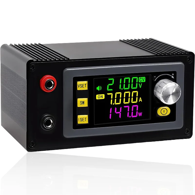 A93Z CC CV 150W DC 조정 가능 벅 부스트 컨버터, 12V 24V 150W 전압 조정기 6-36V  0-36V 케이스 LCD 화면 포함