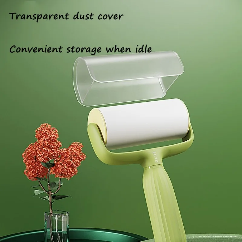 1PCS Tearable Lint Roller Sticky Roll Paper Dust Wiper Pet Hair Clothes Carpet Tousle Remover Replaceable Cleaning Brush Tool