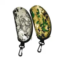 

Portable Hook Zip Camouflage Sunglasses Case Eyewear Glasses Hard Storage Box
