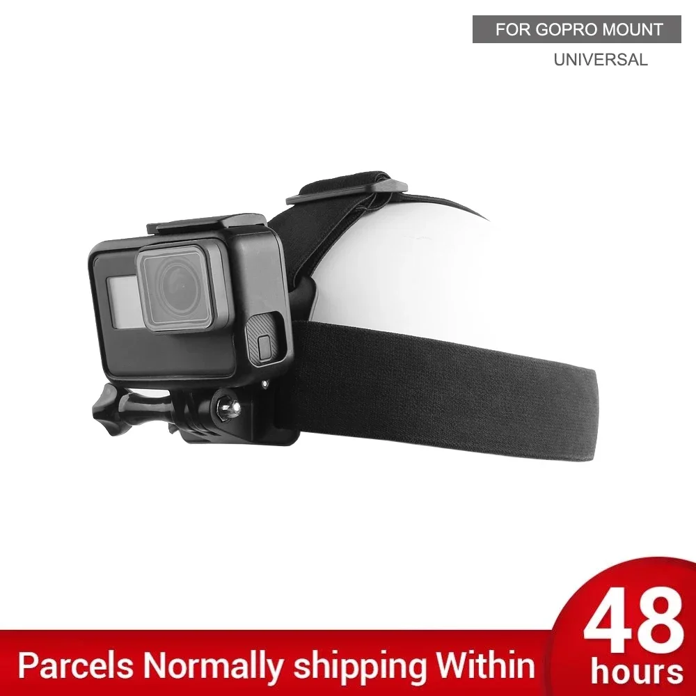 Adjustable Head Strap Headband Mount for Go Pro Hero 11 10 9 8 7 6 5 4 Iconic Brand Sjcam Eken Dji Action Camera Go Pro Accessory