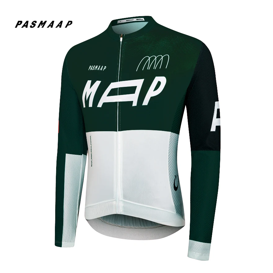 2024 PASMAAP Cycling Jersey Long Sleeve Pro Team Jersey MTB Road Bike Clothing Maillot Ciclismo Hombre Breathable Bicycle Shirts 4