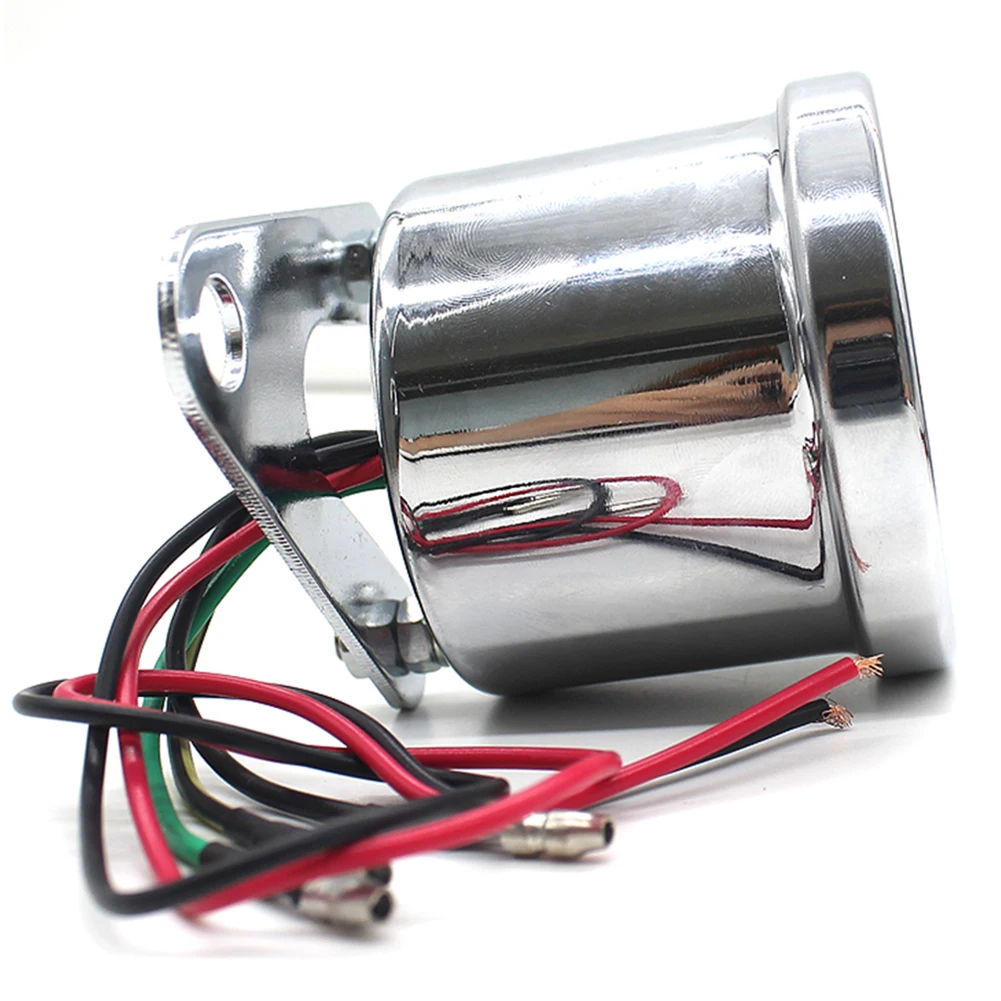 DC 12V Universal Motorcycle Tachometer Blue LED Backlight 1000RPM Electronic Tachometer Speedometer RPM Gauge