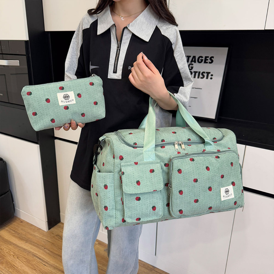 Short Distance Travel Bag for Women, Large Capacity Dry Wet Separation Sports and Fitness Bag, Luggage Bag