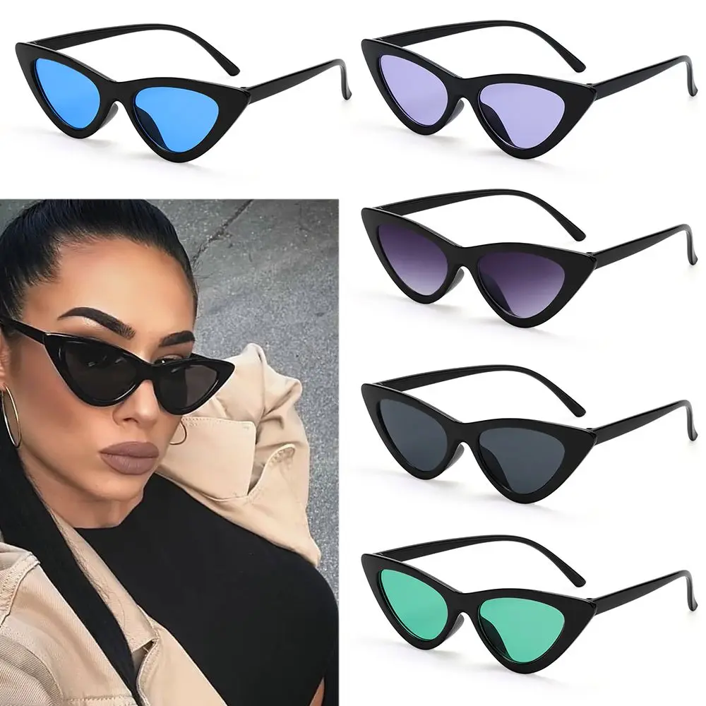 

Glasses Sun Shades UV400 Sexy Retro Sunglasses Small Triangle Sunglasses Vintage Female Shades