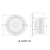 LII AUDIO ST5 5-inch Aluminum Basin Full Frequency Speaker 40W/8ohm (1PCS) 5