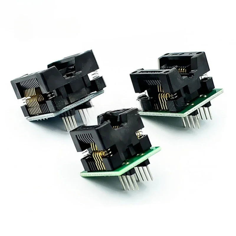 2PCS SOIC8 SOP8 To DIP8 EZ Programmer Adapter Socket Converter Module 150mil - Foto 2