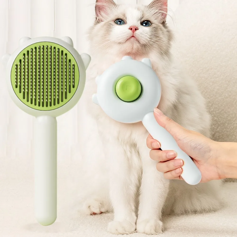 Grooming Cat Hair Needle Scrapers Brush And Comb Remover Pet Hair