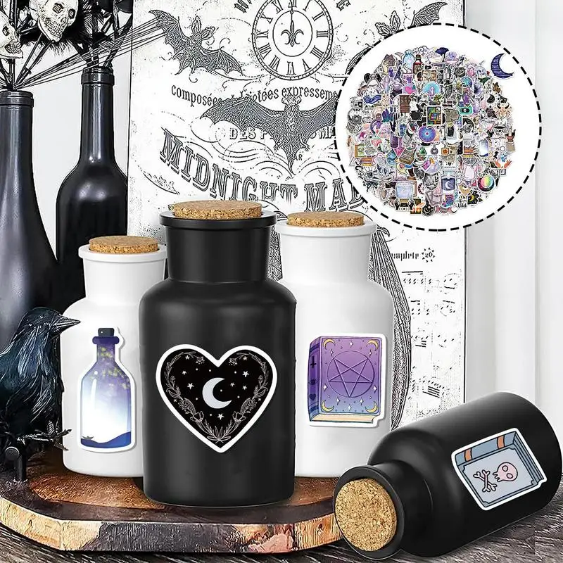 Potion Labels Halloween Decoration Halloween Stickers Potion Label Bottle Decals Vintage Stickers For Family