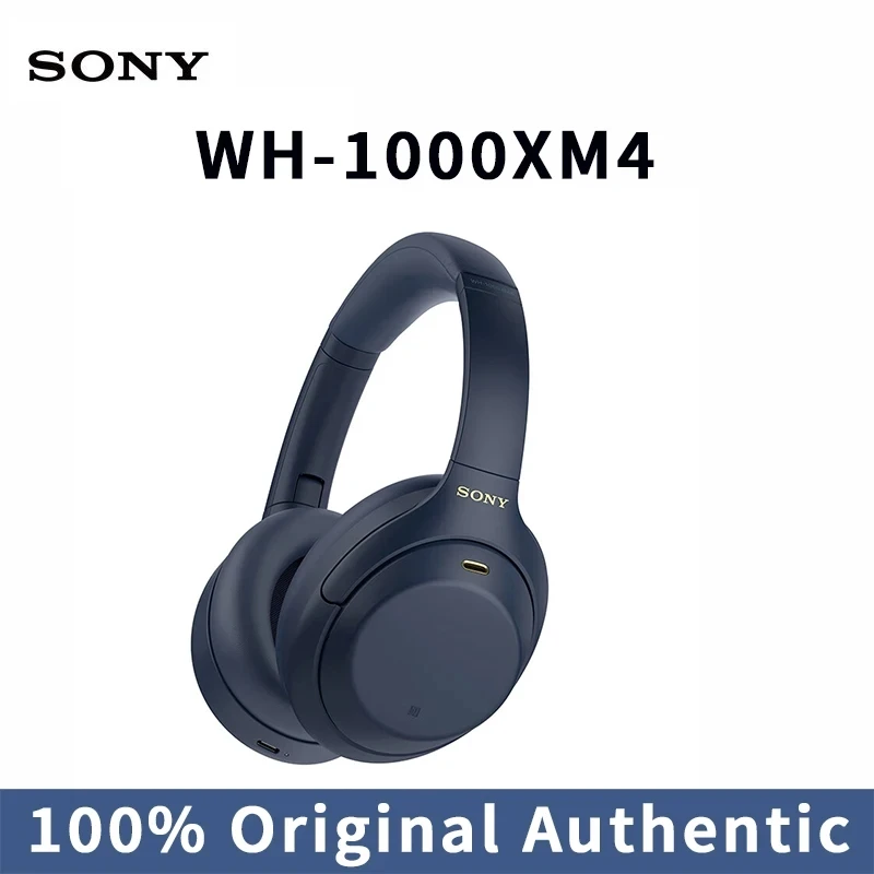 

Беспроводные ведущие в отрасли наушники Sony WH-1000XM4 с шумоподавлением/Срок службы батареи до 30 часов