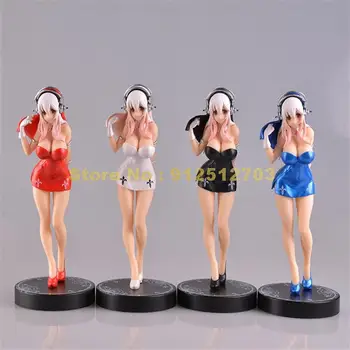 Аниме Super Sonico In Dora Girl Wear ПВХ экшн-фигурка Коллекционная модель сексуальная кукла 18 см игрушка
