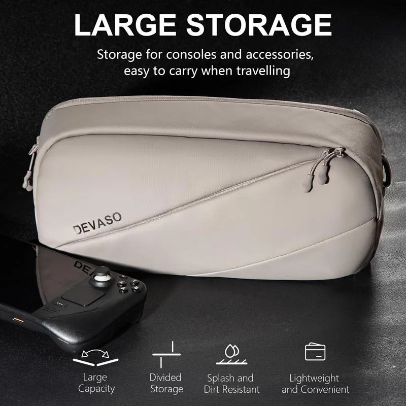 Startrc Storage Bag For Switch Rog Aiiy Ps Portal Steam Deck Steam Deck Oled Msi Claw Console Di Gioco Messenger Bag Pu Trvael Bag