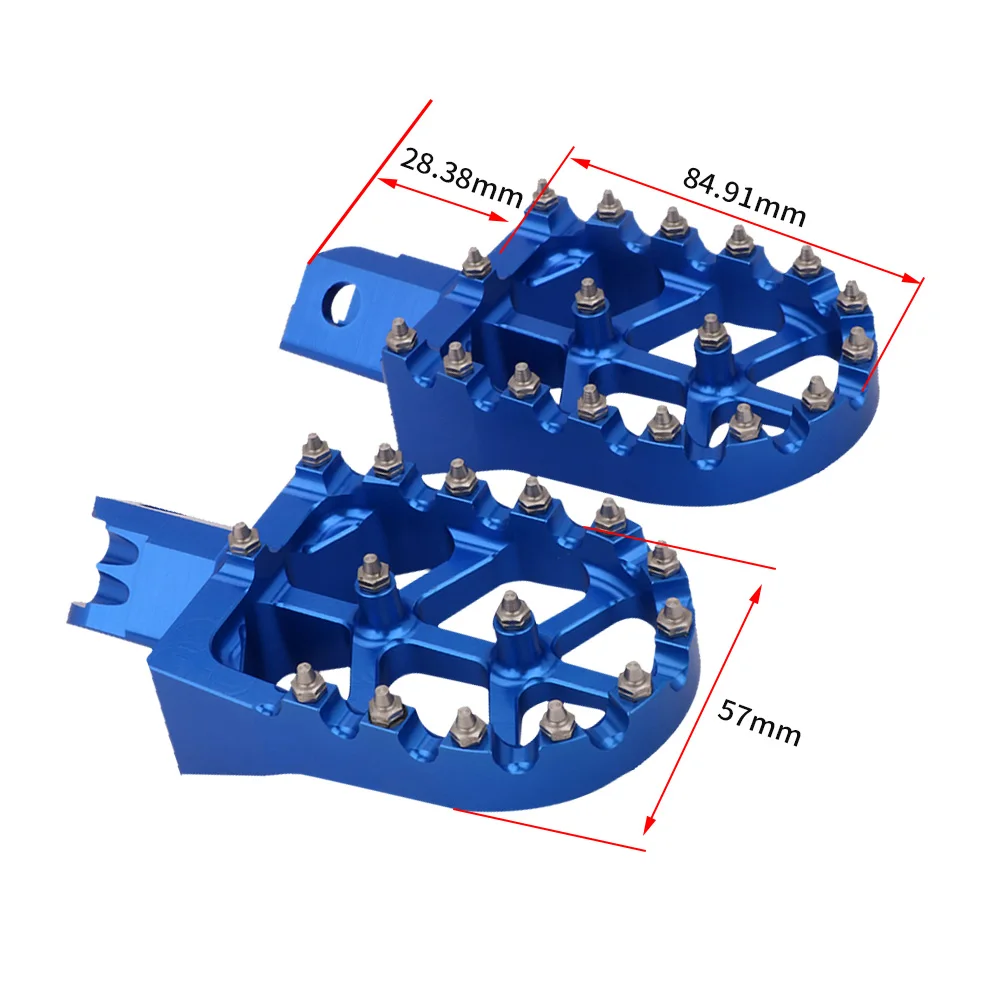 Motorcycle CNC Footrest Footpeg Foot Pegs For Yamaha YZ65 YZ85 YZ125 YZ250 YZ YZF 125 250 450 WR250F WR450F YZ450FX motorcycle accessories,motorcycle footrests,motorcycle foot pedals