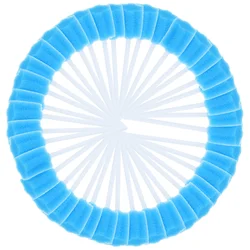 Healifty Bicarbonate Gum 100Pcs Disposable Cleaning Spongess Sponge Tooth Shape Cleaning Sponge Swab Mouth Gum