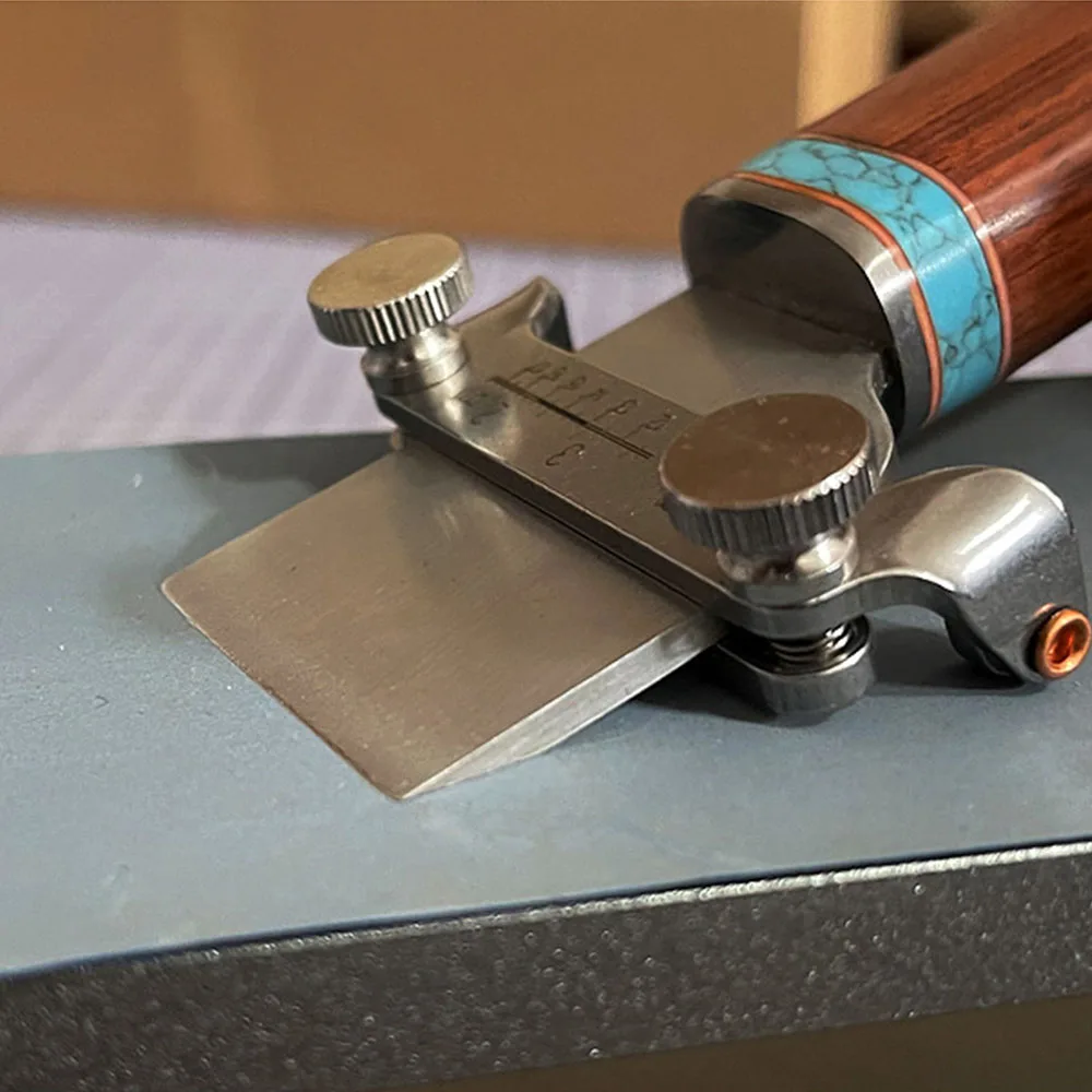 Aluminum Alloy Sandpaper Holder Sharpening Stone Leather DIY Tool Leather Knife Sharpener Whetstone Polishing Grinding Tools