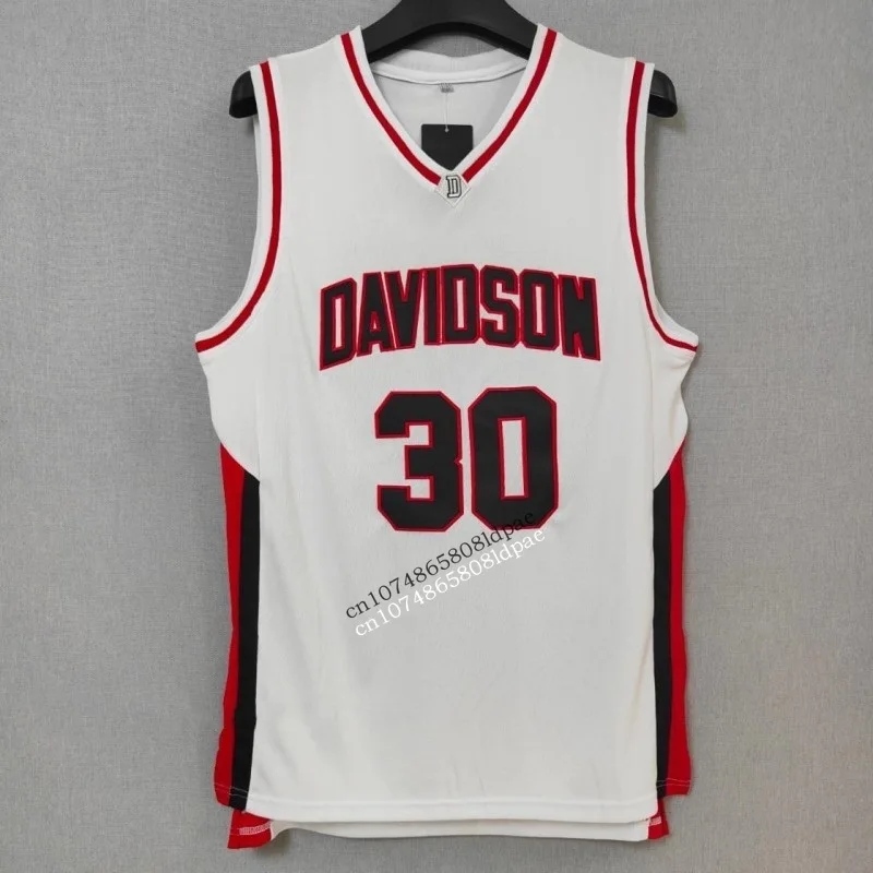 Basketball Jerseys Basketball Jersey Men Oversize 30 Stephen Curry College Embroidery Breathable Athletic Sports High Street Hip Hop Sportswear