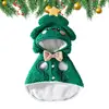 Pet Christmas Costumes | Dog Cat Holiday Apparel | Winter Warm Cosplay Christmas Cape With Cartoon Hat Cozy For Cats And Puppy 1