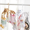 Cat Hangers With 10pcs Clothes Pegs Indoor Outdoor Laundry Clips Underwear Socks Multifunctional Storage Drying Rack 1