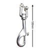 Marine 316 Stainless Steel Swivel Shackle Eye Bolt Snap Hook Scuba Diving Clip Swivel Snap Hook Metal Heavy Duty 5