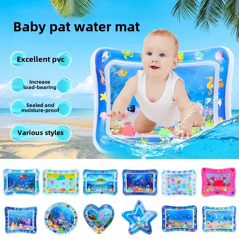 Large Baby Play Mat Inflatable Water High Quality Baby Early Education Water Play Mat Suitable for Activity Exercise Toys