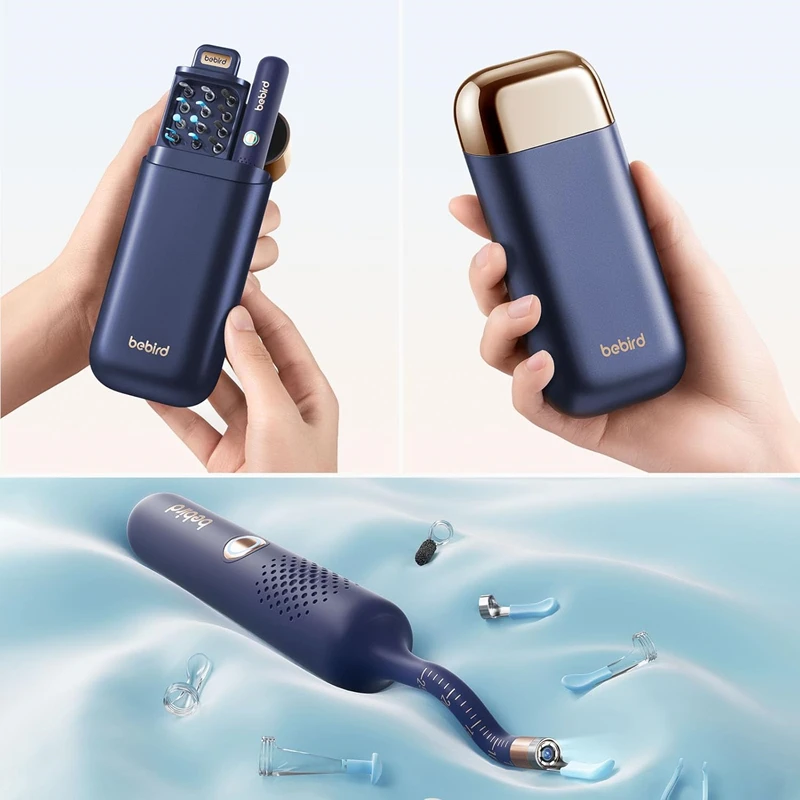 New Original Bebird EarSight Plus I35R Visual Cleaner Earpick Bendable HD Clipable Tweezers All-in-1 Ear Rod Earwax_voghion.com