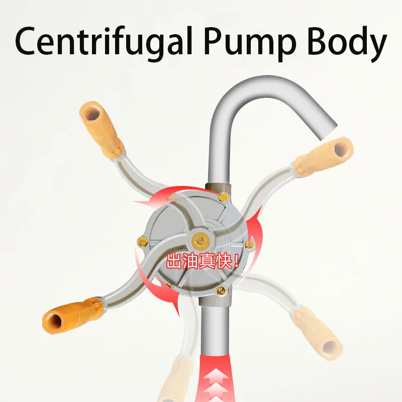 25mm Manual Fuel Diesel Pump Portable Car Truck Pump For 200L Oil Drum Syphon Powerful Oil Gas Extraction Transfer Tool