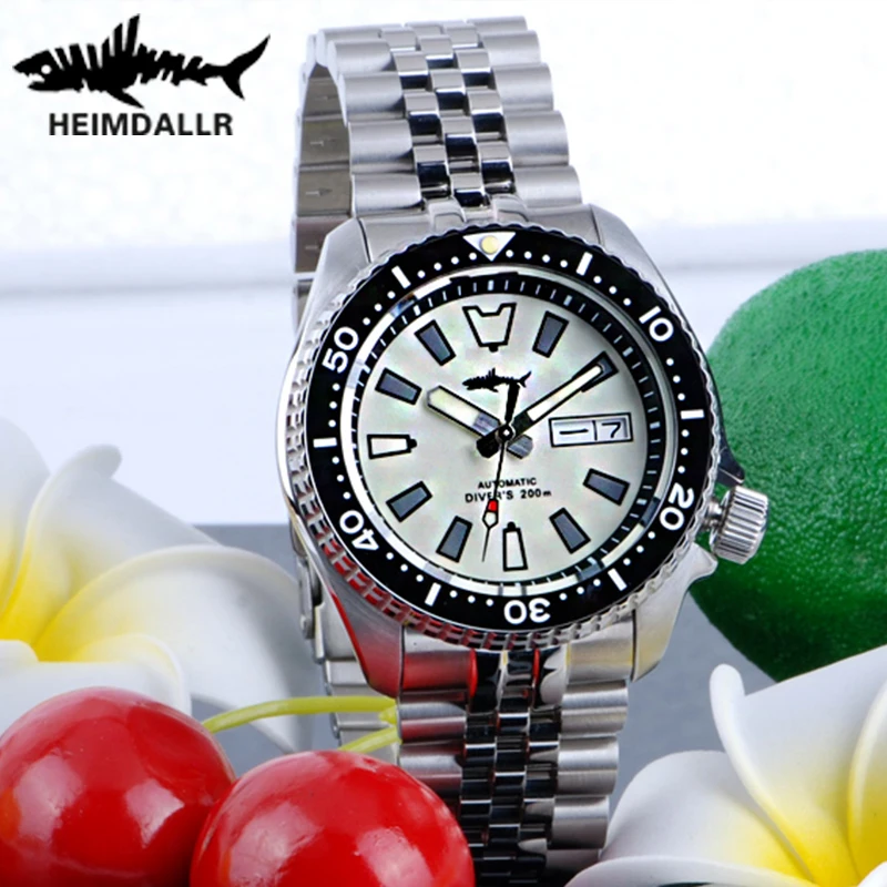 

Heimdallr 42mm Full Luminous Dial Sapphire Men's SKX007 Steel Diver Watch Japan NH36 Mechanical Movement 200m Water Resistant