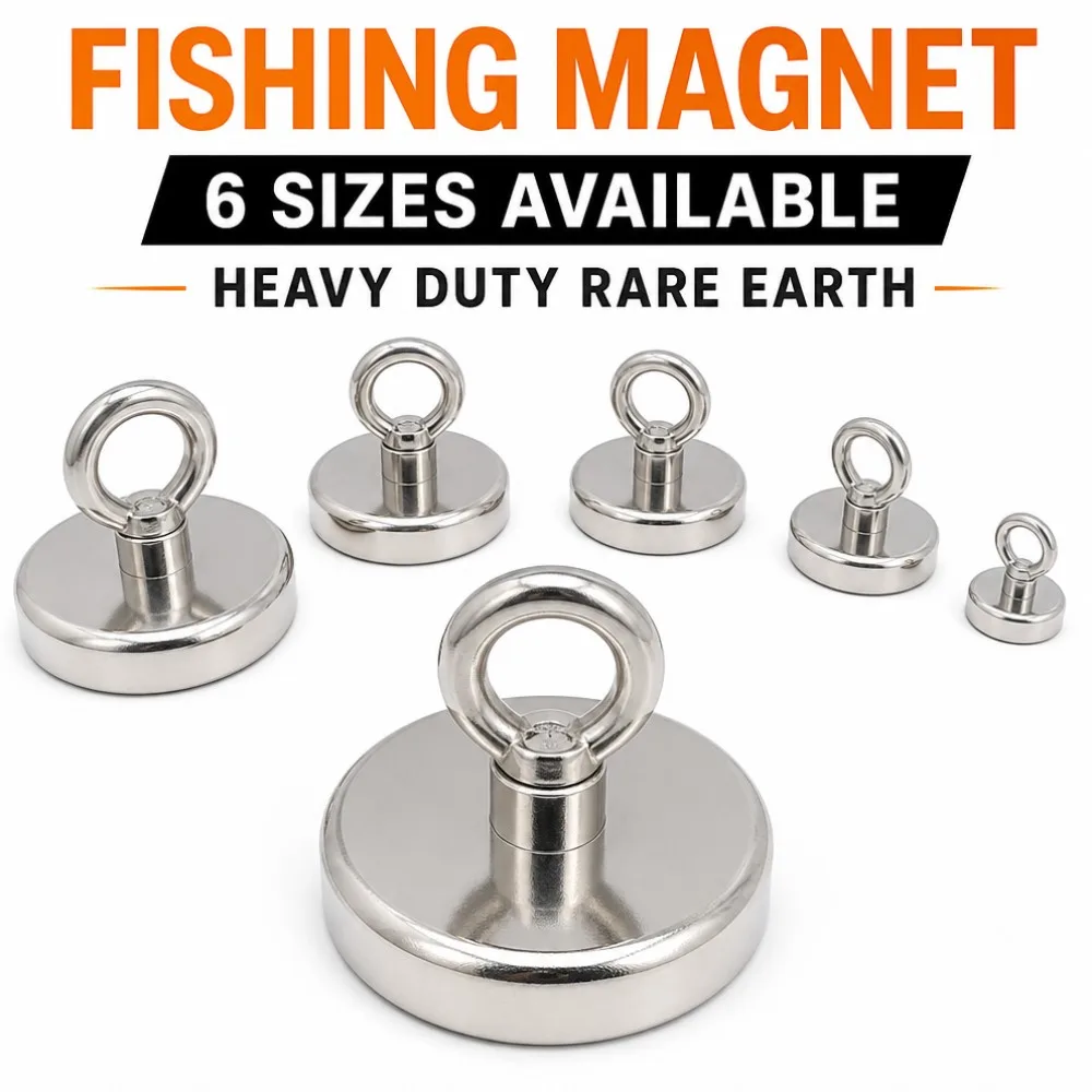 Heavy-Duty Magnetic Retrieval Hook for Water Recovery Operations
