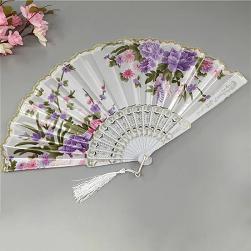 Foldable Lace Hand Fan for Women, Personalized Fans of Old Wedding Decor, Home Decoration, Ornament, Dance Accessories, Ladies