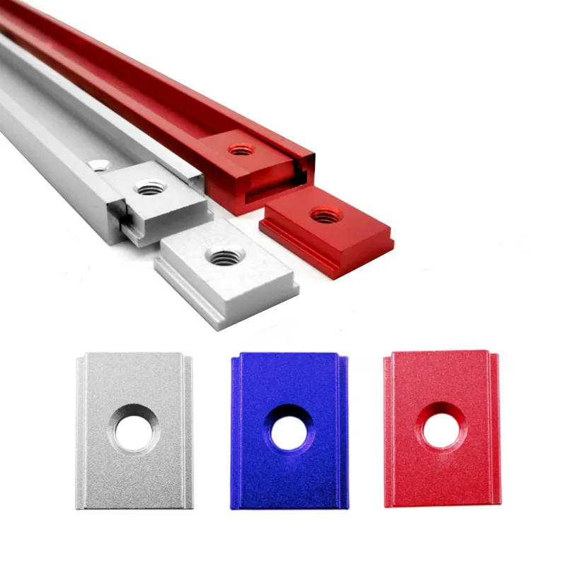 M6 M8 T Slot Nut Ttrack Slider T Block Square Nuts for Woodworking