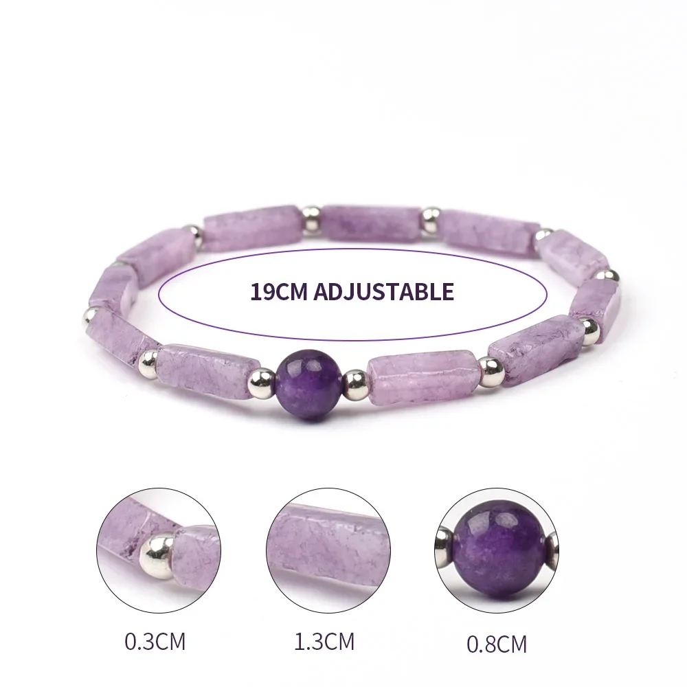 Natural Amethyst Body-purify Slimming Bracelet Image 10