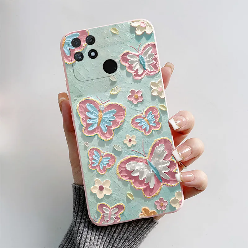 Cute Cat Cartoon Shockproof Soft Silicone TPU Phone Back Cover