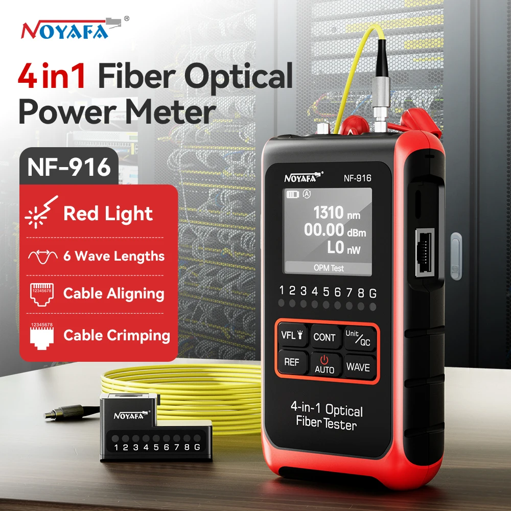 NOYAFA NF-916 4 In 1 Optical Fiber Tester Optical Power
