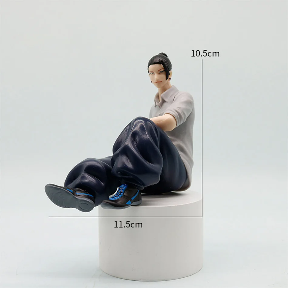 Satoru Gojo Jujutsu Kaisen Collectible Anime Figure - Geto Suguru Sitting Pose PVC Ornament Toy
