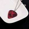 Explosion Unique Season 4 Eddie Guitar Pick Necklace Heart-Shaped Ruby Pendant Birthday Anniversary Gift 5