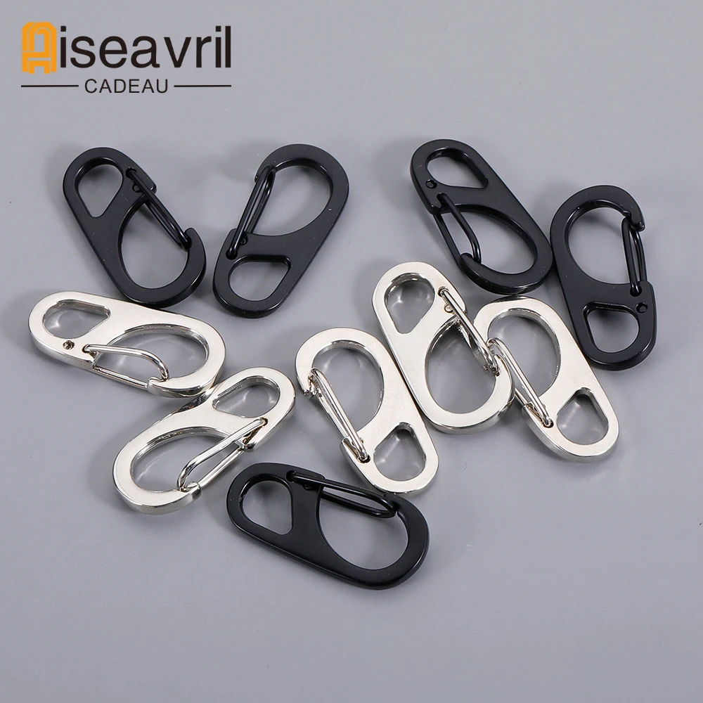 

50PCS Zinc Alloy D-shaped Lobster Clasp Hooks 32.5mm for Jewelry Making DIY Connectors Necklace Chains Bulk Wholesale