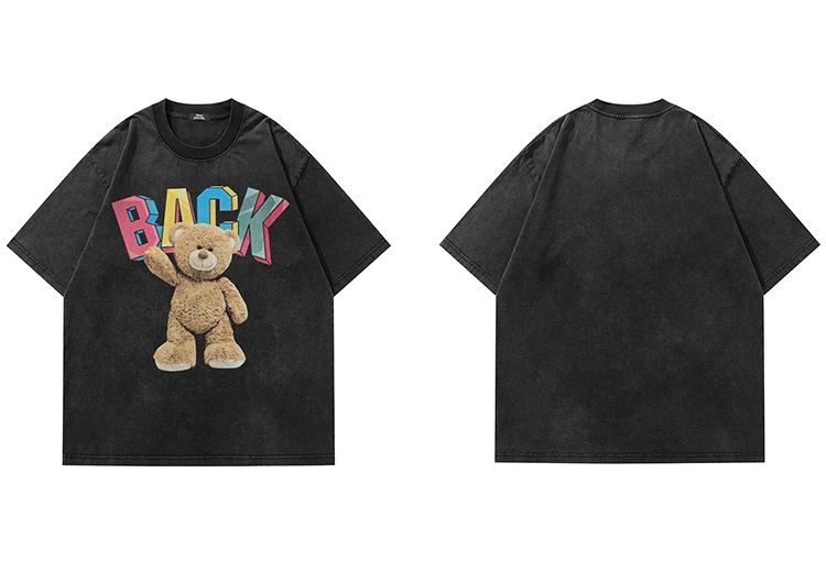 Back Teddy Bear Graphic T-Shirt Sf448331867f746a3956b6efb51b30b29k