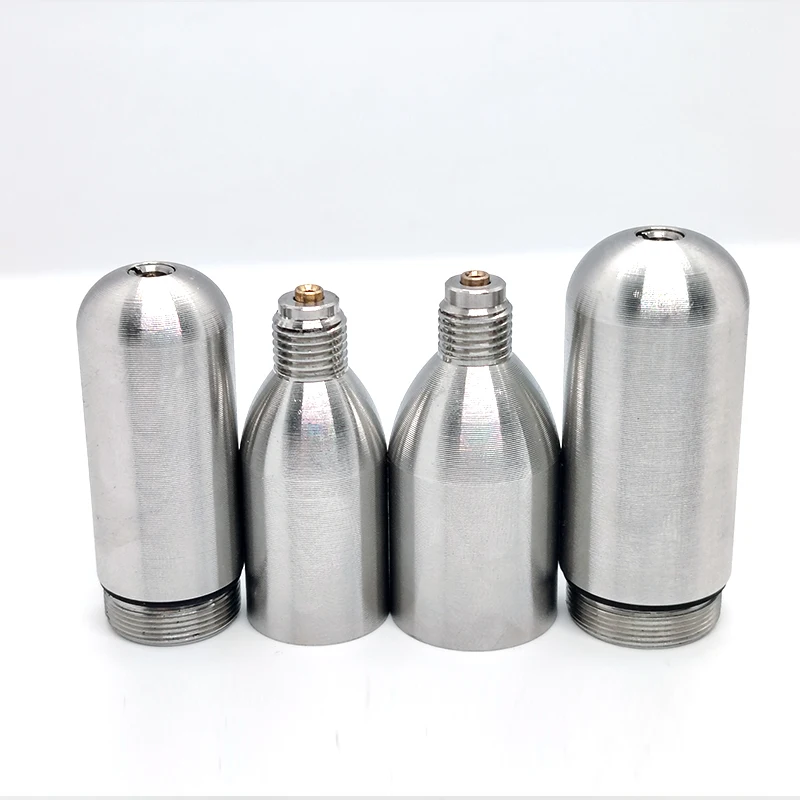 Cartucce CO2 Bicicletta Kit Pompa Gonfiaggio Pneumatici Bici Con Cartucce CO2 Filettate 16g - Per Valvole Presta E Schrader Tubo Carburante - Foto 3