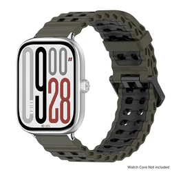 Two - Tone Breathable Silicone Sport Wristband Strap for miband 8 pro (AGrS)