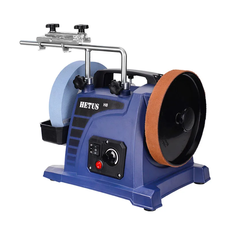 H8 8 Inch Low-Speed Water-Cooled Knife Sharpener For Household Woodworking Tools Engraving Knives Chisels Electric Knife Grinder 2